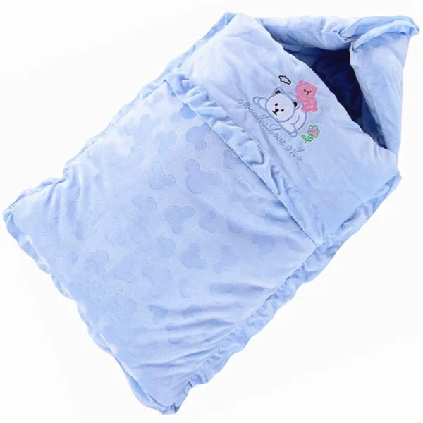 Newborn Baby Soft Comfortable Sleeping Bag 100% cotton swaddle - Image 5